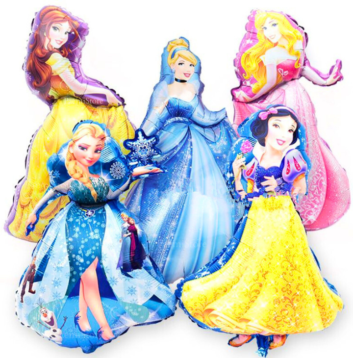 Balony foliowe Księżniczki Disney Princess zestaw 7szt. (Kopia)