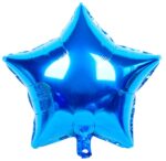 Balon foliowy gwiazda ciemno-niebieska 45cm