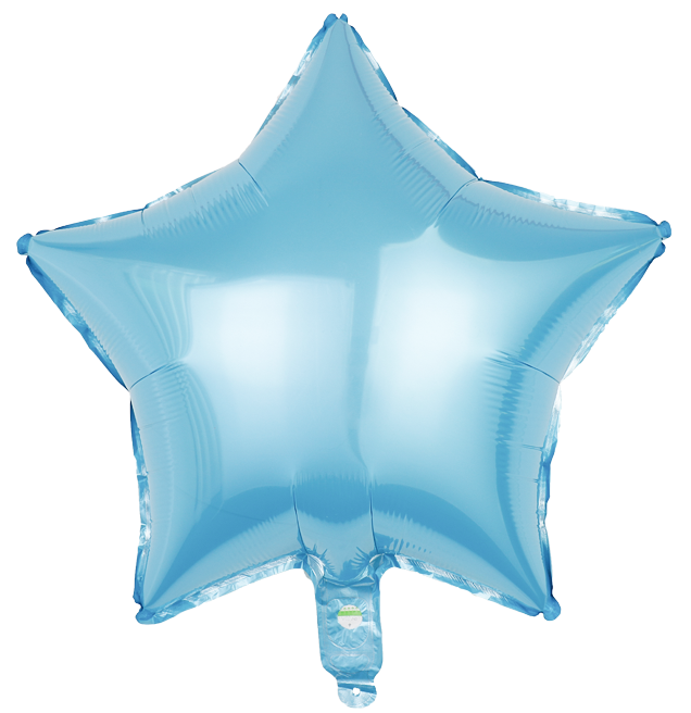 Balon foliowy gwiazda niebieska 45cm
