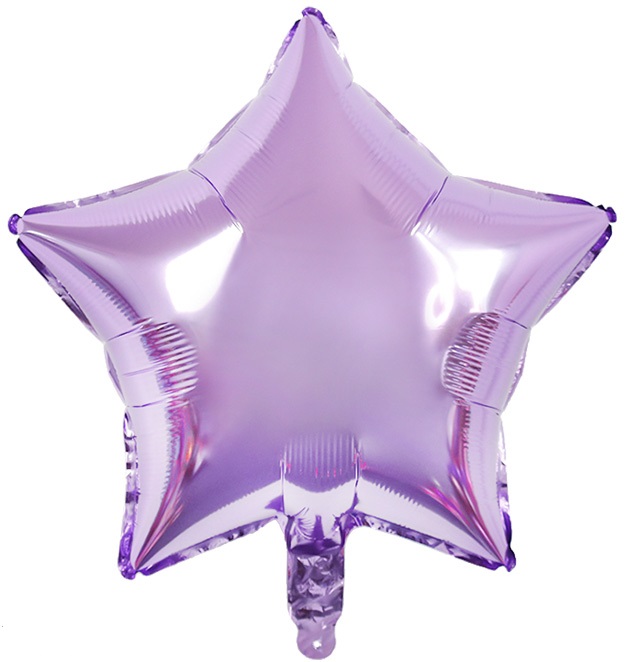 Balon foliowy gwiazda fioletowa 45cm