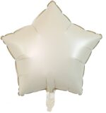 Balon foliowy gwiazda kremowa 45cm