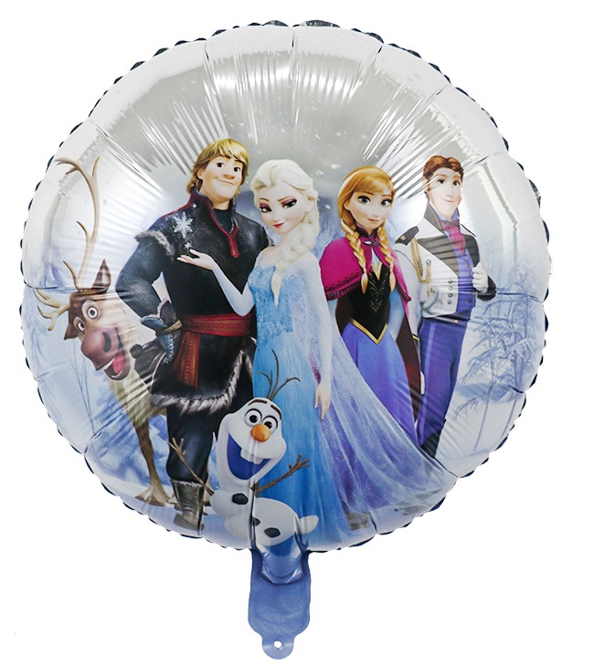Balon foliowy Elsa Anna Kraina Lodu Frozen 45cm okrągły