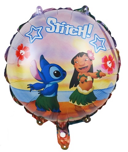 Balon foliowy Lilo & Stitch Sticz Angel 45cm okrągły