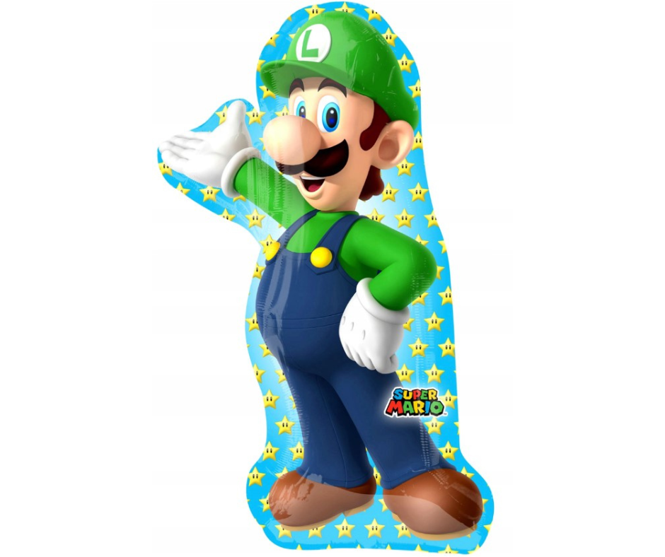 Balony foliowe Mario Luigi zestaw 6szt.