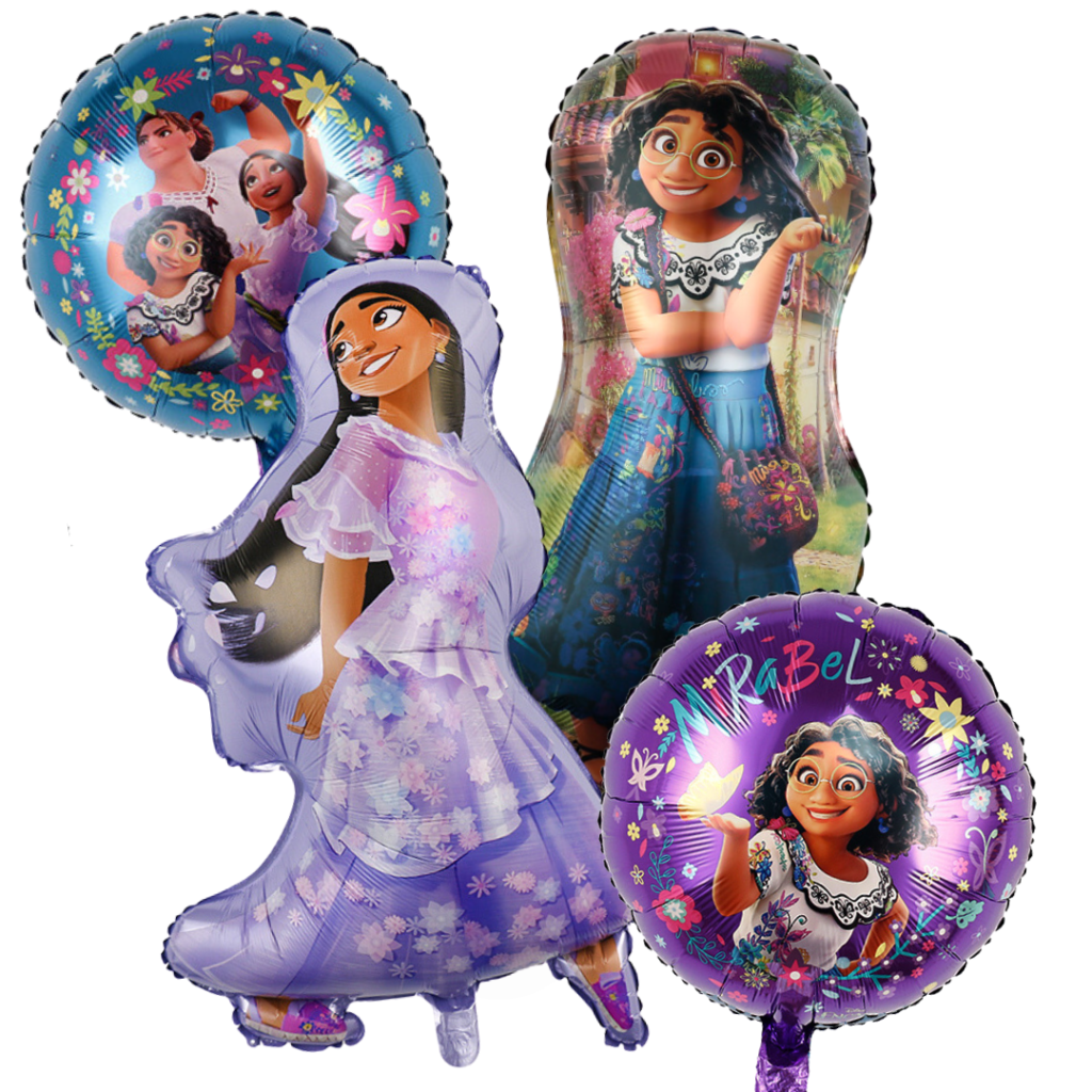 Balony foliowe Nasze Magiczne Encanto zestaw 4szt. Mirabel Isabela