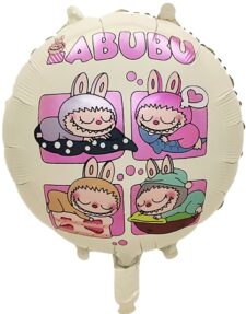 Balon foliowy Labubu monster 45cm okrągły dwustronny
