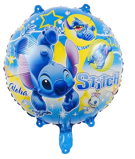 Balon foliowy Lilo & Stitch Sticz Angel 45cm okrągły