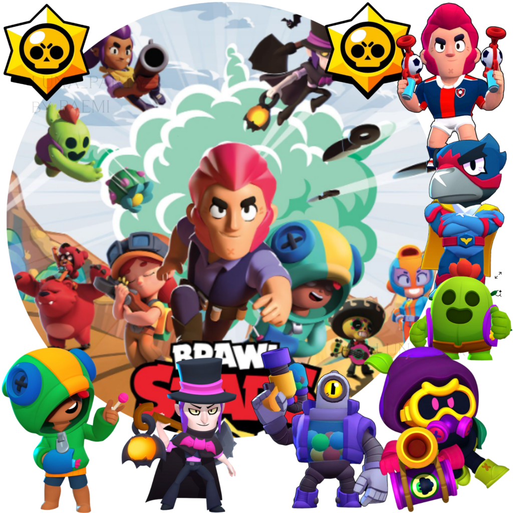 Opłatek na tort Brawl Stars 10el.