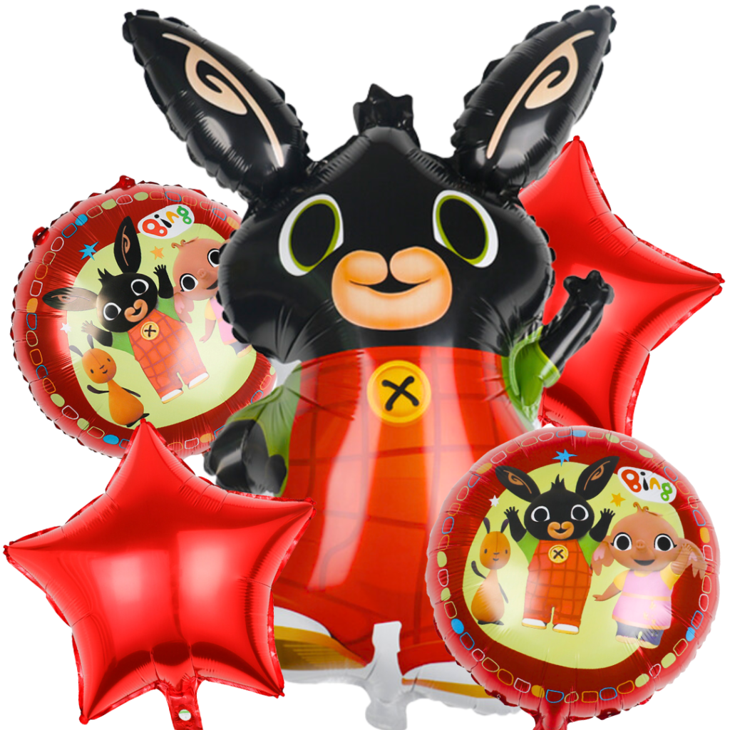 Balony foliowe Królik Bing 5el.