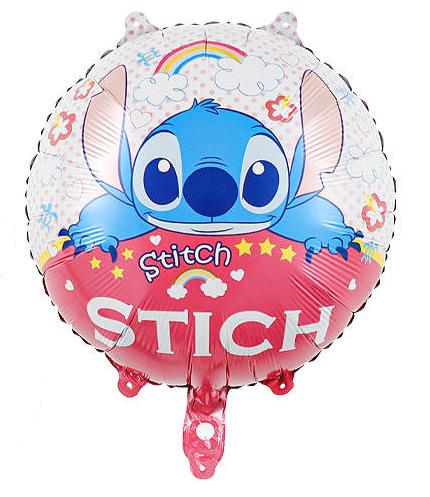 Balon foliowy Lilo & Stitch Sticz Angel 45cm okrągły