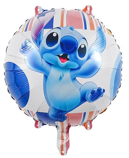 Balon foliowy Lilo & Stitch Sticz Angel 45cm okrągły