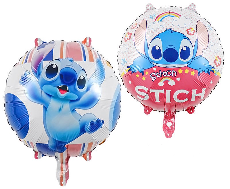 Balon foliowy Lilo & Stitch Sticz Angel 45cm okrągły