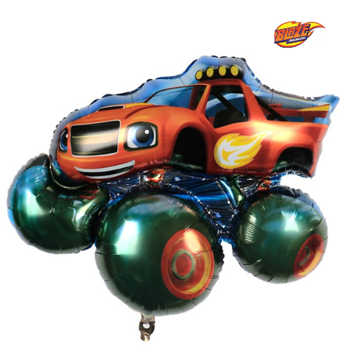 Balony foliowe Blaze i Mega Maszyny 5el. auta monster truck