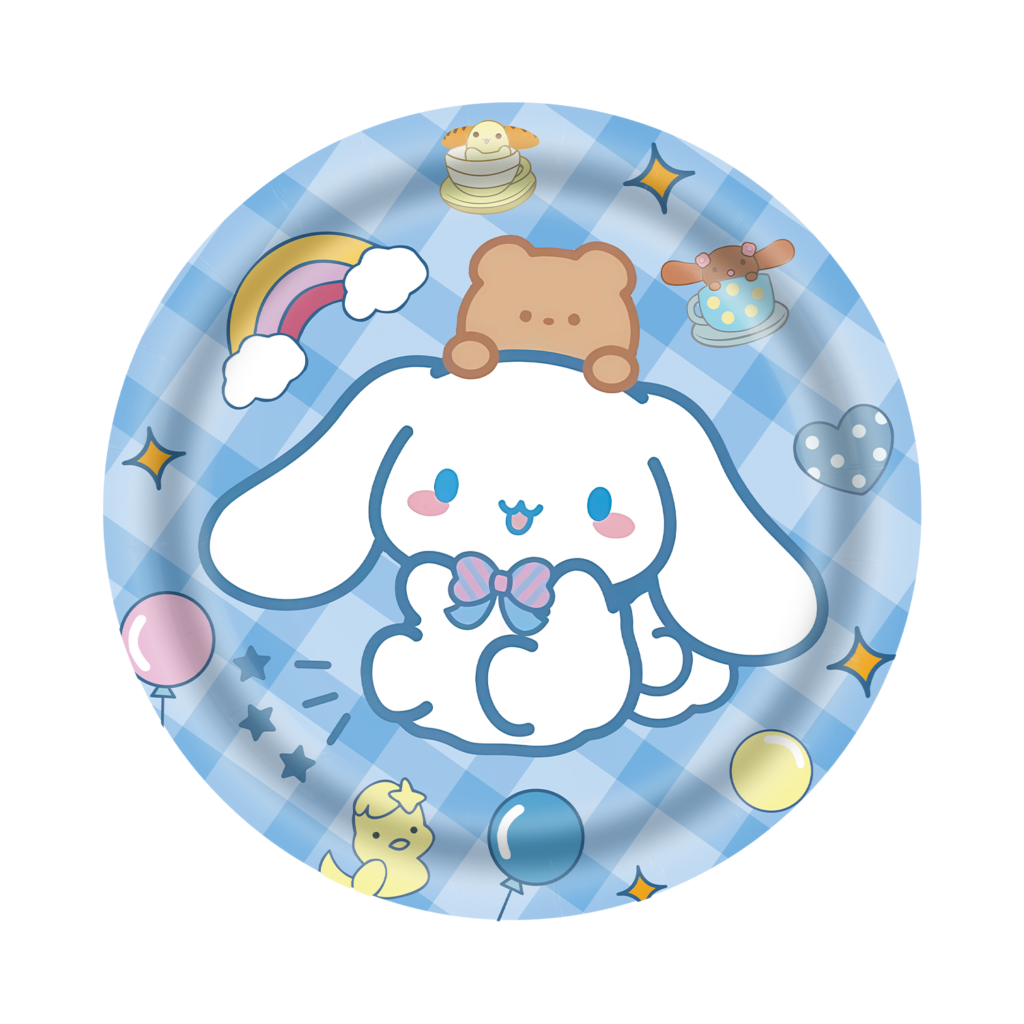 Kubki talerzyki Cinnamoroll 20szt. urodziny Sanrio Kuromi