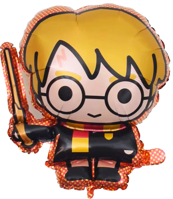 Balony foliowe lateksowe Harry Potter 17szt. zestaw urodziny Hogwart
