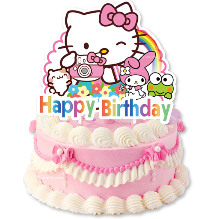 Topper na tort Hello Kitty urodziny dekoracja