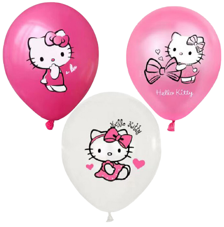Balony lateksowe Hello Kitty zestaw 12szt.
