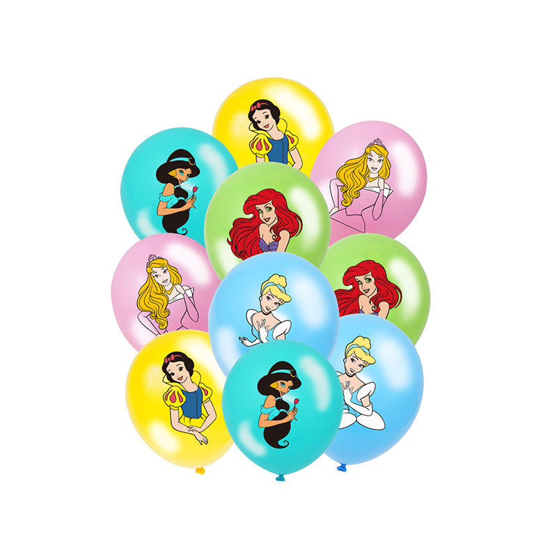 Balony lateksowe Księżniczki Disney Princess zestaw 10szt.