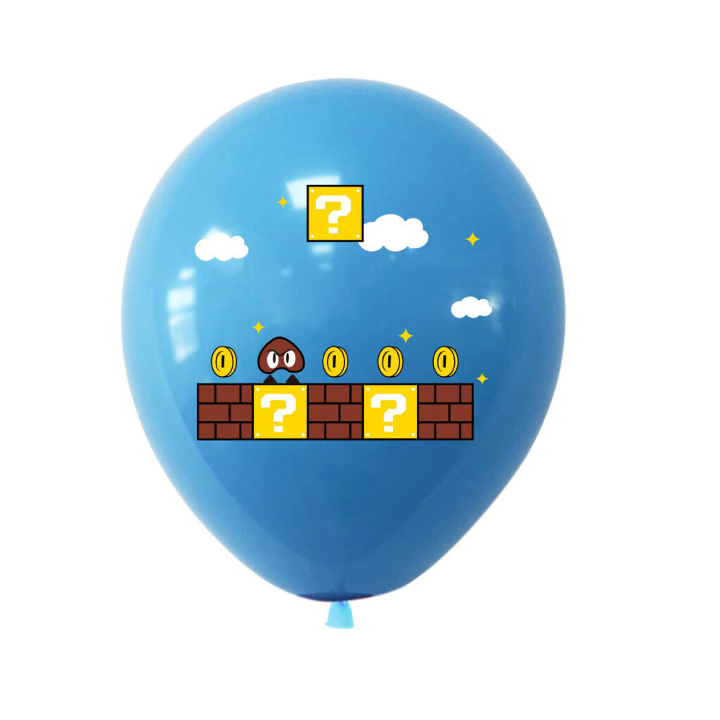 Balony lateksowe Mario zestaw 12szt.
