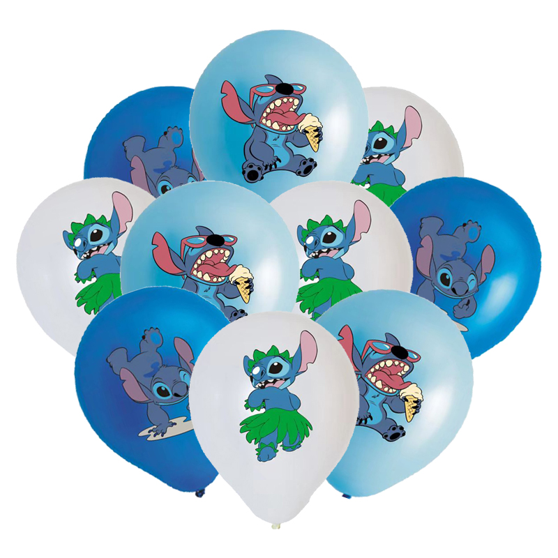 Balony lateksowe Lilo & Stitch Sticz Angel zestaw 12szt.