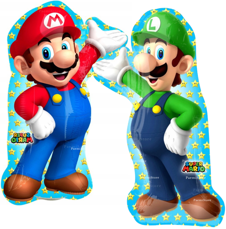 Balony foliowe Mario Luigi zestaw 2 szt.