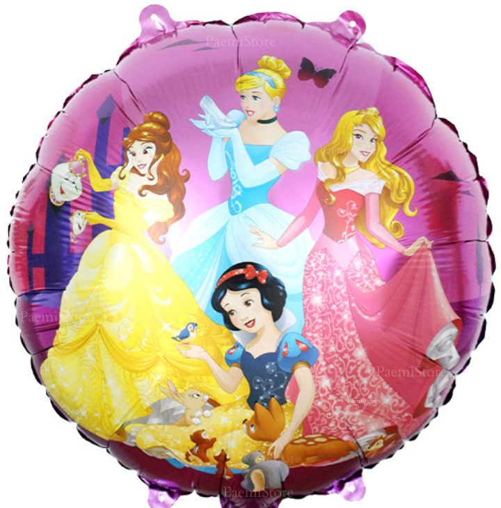 Balon foliowy Księżniczki Disney Princess 45cm okrągły