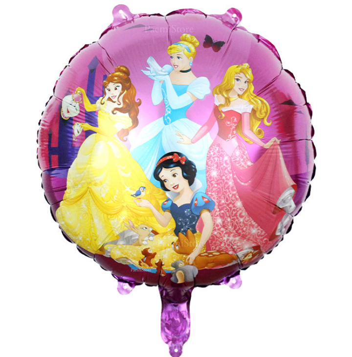 Balon foliowy Księżniczki Disney Princess 45cm okrągły