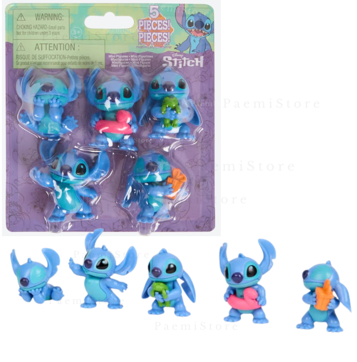 Figurki Stitch Lilo&Stitch zabawka zestaw figurek 5 szt.