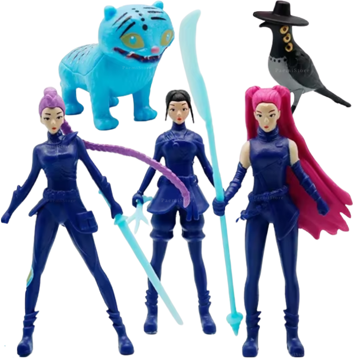 Figurki klocki K-Pop Demon Hunters Łowczynie Demonów 5szt.