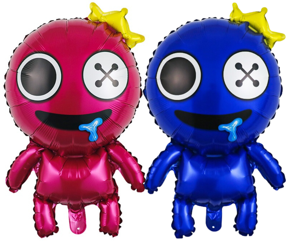 Balony foliowe Rainbow Friends 2szt. urodziny dekoracja