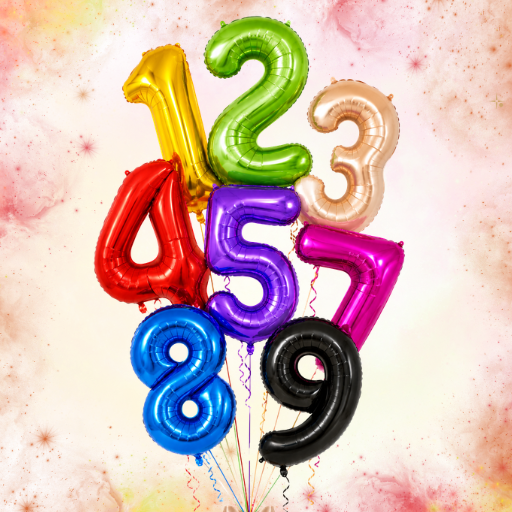 Balony foliowe cyfry 100cm