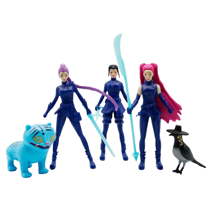 Figurki klocki K-Pop Demon Hunters Łowczynie Demonów 5szt.