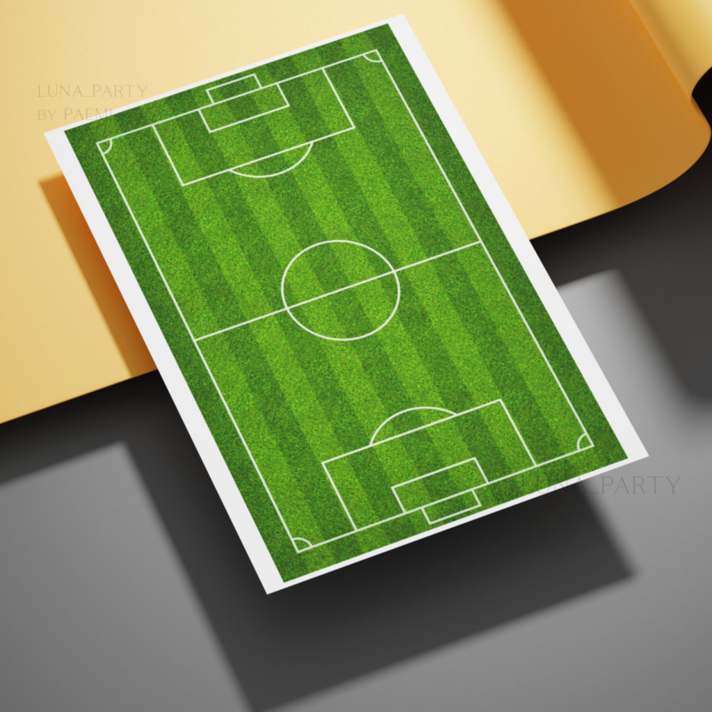Opłatek na tort Piłka Nożna Stadion A4 1szt.