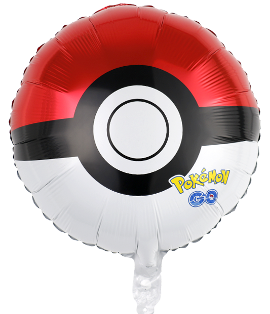 Balon foliowy Pokemon Go Pokeball okrągły 45cm