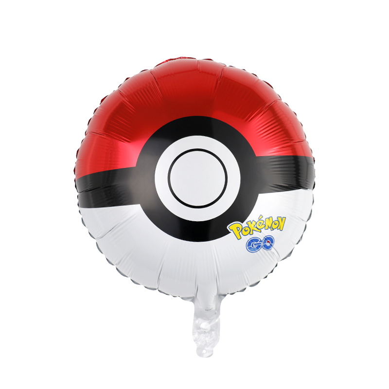 Balon foliowy Pokemon Go Pokeball okrągły 45cm