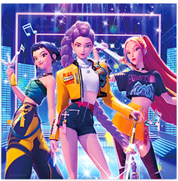 Serwetki K-pop demon hunters 20szt. urodziny dekoracja Huntrix Saja Boys