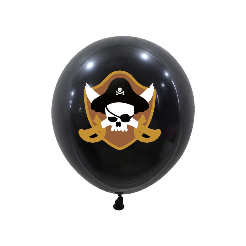 Balony lateksowe Piratix 12szt. urodziny dekoracja