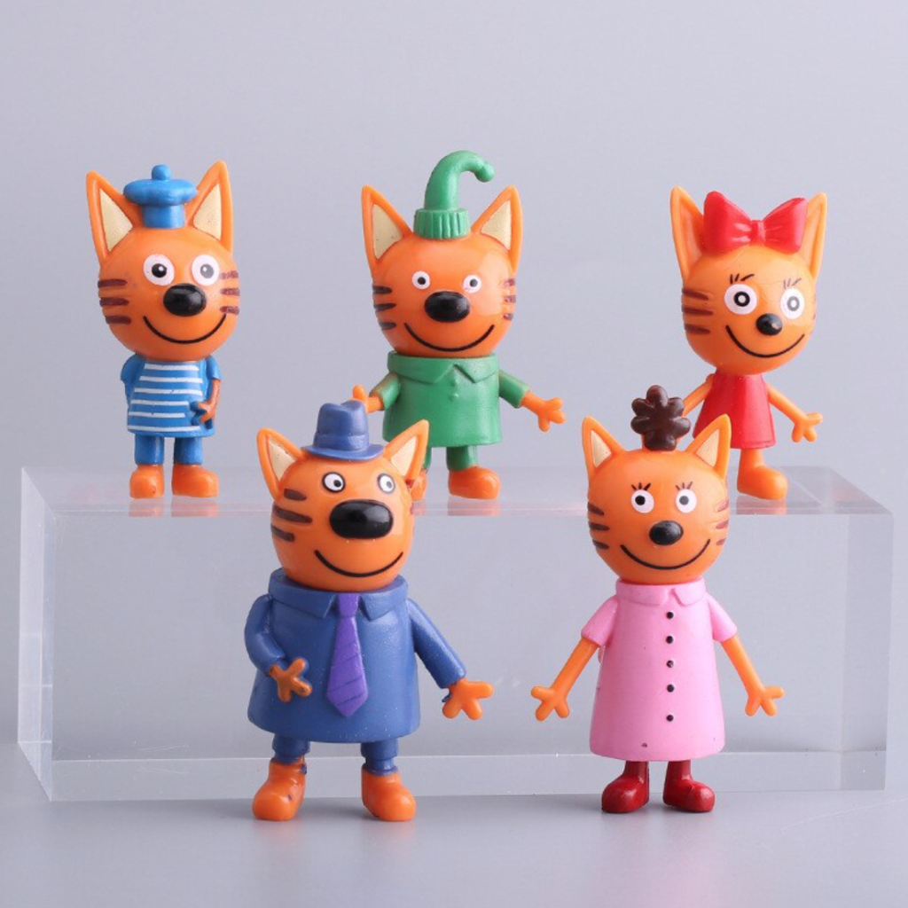Figurki klocki Kotociaki 5szt.