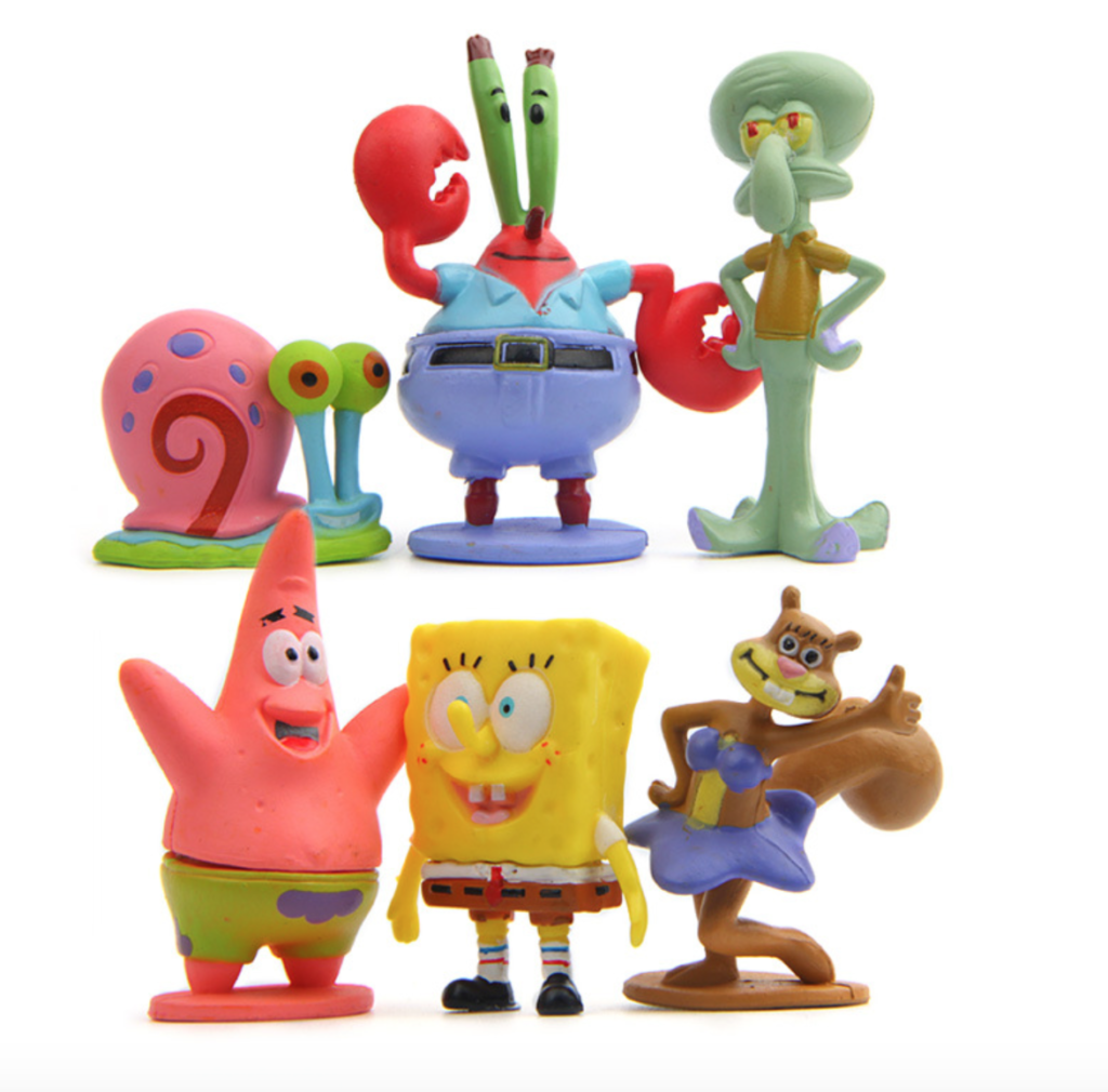 Figurki klocki Spongebob 12szt.