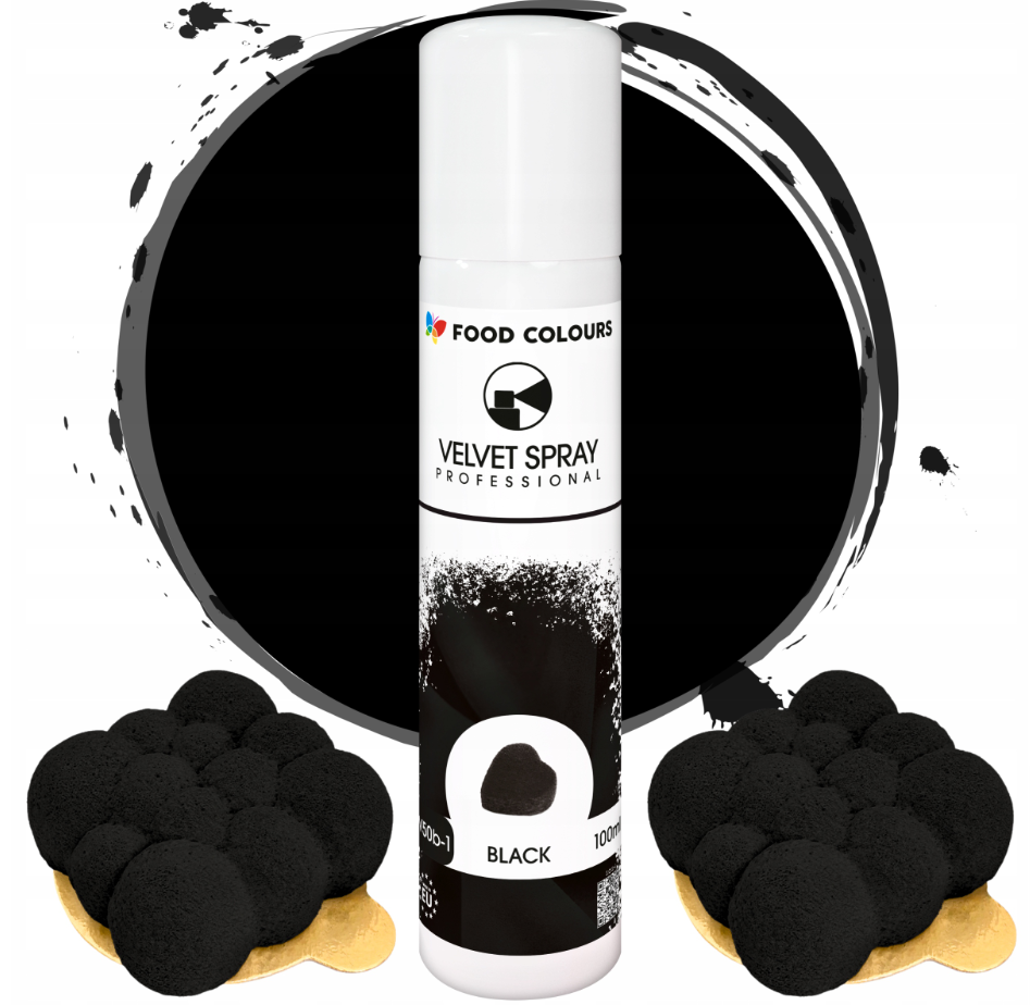 Barwnik spożywczy w sprayu czarny 100ml black