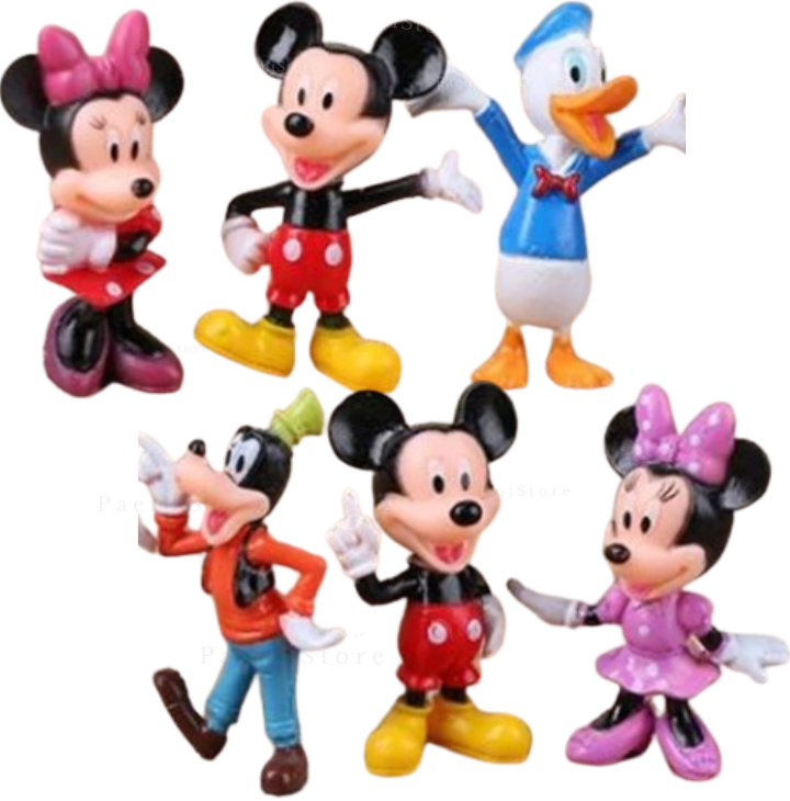 Figurki klocki Myszka Mickey Minnie 6szt.