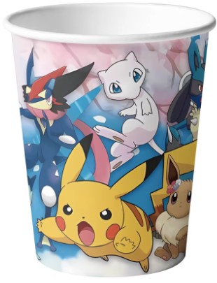 Kubki Pokemon Go zestaw 10szt. Pikachu Meow Evee urodziny dekoracja