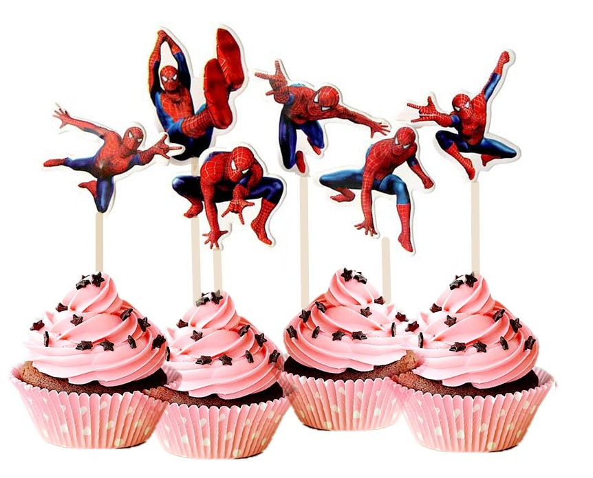 Toppery pikery Spiderman Spidey Avengers Marvel zestaw 6szt.