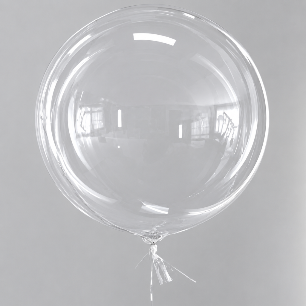 Balon Bobo 60cm Kula bubble przezroczysty transparentny 24cale