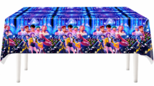 Obrus foliowy Huntrix K-pop demon Hunters 105x175cm urodziny dekoracja Saja Boys Mira Ruma Zoey